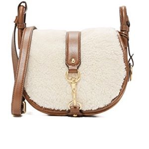 Michael Kors Shearling Jamie Saddle Bag